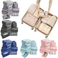 8-Piece Travel Organisation Packing Cubes Set - Perfect For Summer Holidays