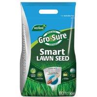 Gro-Sure Smart Seed Aqua Gel Coated Lawn Seed 3.2kg - Fast-Germinating, Weather-Resistant Grass Seed for 80m Lawns