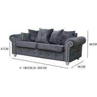 Vevey Corner & 3+2 Sofa Set Luxurious Velvet Plush Comfort