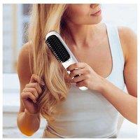 Professional Ceramic Portable Cordless Hair Straightener Comb With Led Display