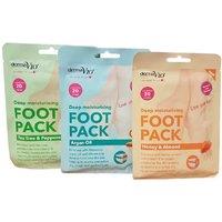 Derma V10 Deep Moisturising Foot Mask Packs with Vitamin E - Intense Hydration & Repair for All Skin Types