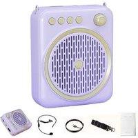 Voice Amplifier Bluetooth Speaker With Wired Microphone