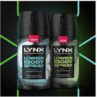 Lynx Lower Body Spray Coconut & Sandalwood + Pear & Cedarwood