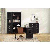 3+2 Chest Of Drawers White Matt Black Oak Modern Bedroom Storage