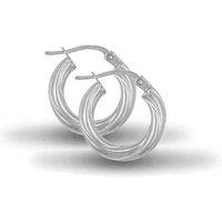 Elegant Silver 3Mm Twisted Hoop Earrings - 15-45Mm Creole
