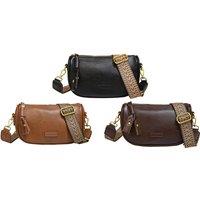 Single Or Double Vintage Look Small Square Bag - Brown, Black, Or Coffee!