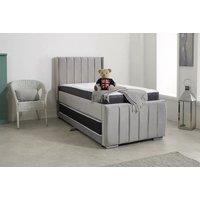 Elegant Plush Velvet Elise Trundle Bed Frame