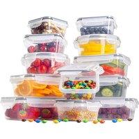 Transparent Kitchen Containers - Pack of 12 or 24