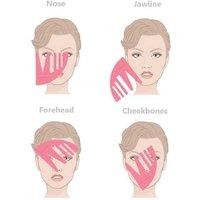 Contour Makeup Template & Brush For Professional Sculpting