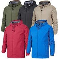 Unisex Green Lightweight Waterproof Raincoat - 8 Sizes, 5 Colours - Windproof Outdoor Jacket