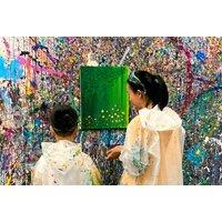 75 Min Family Splatter Art Painting Experience With Drink For 1-6 - Lunch Upgrade Available! - School Holiday Availability!