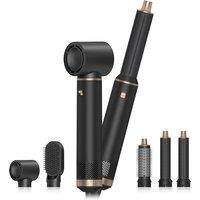 5-In-1 Multi Hair Styler - Dryer, Hot Brush & Curling Wand