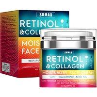 Retinol & Hyaluronic Acid Anti-Ageing Face Cream - Hydrating, For All Skin Types