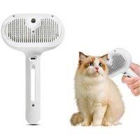 Rechargeable Pet Grooming Spray Brush With Self-Cleaning Function