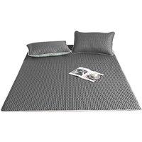 3Pc Quilted Cooling Mattress Pad - 4 Sizes, 7 Colours