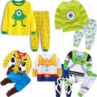 Kids' Toy Story-Inspired Cartoon Pyjama Set - 6 Sizes, 5 Designs