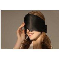Mulberry Silk Face-Hugging Eye Mask - Ultra-Soft, Adjustable, Hypoallergenic Sleep Aid