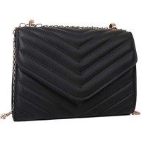 Women'S Quilted Shoulder Bag With Extendable Chain Strap - 3 Colours