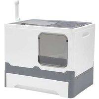 Anti Splash Enclosed Cat Litter Box