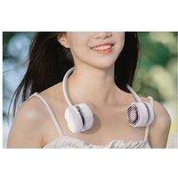 Portable Neck Fan - Usb Rechargeable Bladeless Headphone Design
