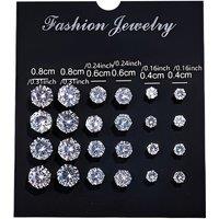 12 Pairs Of Minimalist And Stylish Stud Earrings