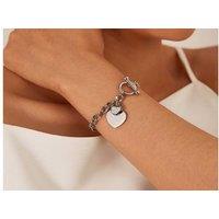 Stainless Steel Tiffany Inspired Heart Bracelet