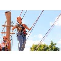 Gripped: All Inclusive Aerial Adventure Park Entry Inc High Ropes, Zip Line & Leap Of Faith Bag Jump - London - School Holiday Availability! - Half Te