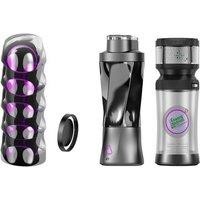 High-Capacity Portable Juicer Cup - 700ml, Powerful Motor, Sleek Black or White - On-the-Go Blender