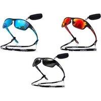 Sunglasses Glasses Fishing Eyewear With Strap And Zippered Case