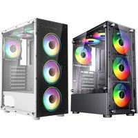 Intel Core I7 Rgb Gaming Pc Tower Bundle - Windows 11, Custom Storage, 6 Rgb Fans