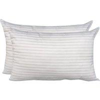 Luxury Egyptian Cotton Stripe Pillow Pack - Hypoallergenic Comfort