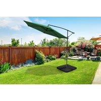 Keplin 3M Cantilever Garden Parasol - Cream, Grey Or Green!
