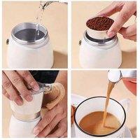 Manual Stovetop Espresso Maker Cuban Coffee Moka Pot