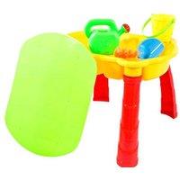 Kids Sand And Water Table With Lid And Accessories