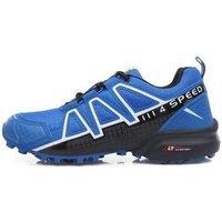 Unisex Black Salomon-Inspired Breathable Mesh Running Trainers - Lightweight Sports Shoes, 13 Sizes, 9 Colours