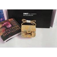 Unisex Yellow Designer Mini PU Stylish Crossbody Bag - 14 Colours