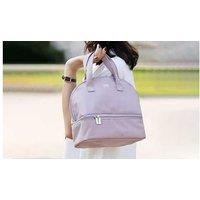 Insulated Dual Compartment Lunch Bag With Tote Handle