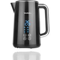 Smart Electric Kettle 1.7L - Rapid Boil, Voice-Controlled, Cool-Touch, Sleek Black