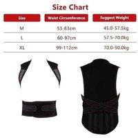 Physical Therapy Self-Heating Magnetic Full Back Support