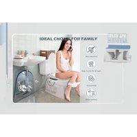 Portable Non-Electric Toilet Self-Cleaning Device - White