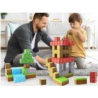 100 Pieces Set Minecraft Inspired Magnetic Blocks Building Toys