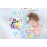 6pcs Colourful Baby Sensory Squeeze Balls Set - Textured Tactile Toy for Babies & Toddlers (Ages 3+)