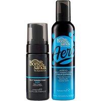 Bondi Sands Self-Tanning Foam & Express Bundle - Aloe Vera, Vitamin E, Coconut Scent, For All Skin Types