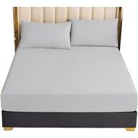 Luxury Egyptian Cotton Fitted Sheet - 400 Thread Count, Soft & Breathable