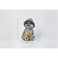 Solar-Powered Sloth Garden Ornament - Weather-Resistant Resin Outdoor Decor