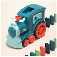 Domino Electric Train With Construction Stacking Toys