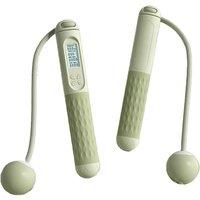 Cordless Digital Skipping Rope - Adjustable Weighted Handles, LCD Counter, Compact Home Gym Equipment