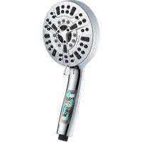 Electroplating Shower Head With Optional Hose And Fitting