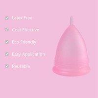 Women's Pink Menstrual Cup - Medical-Grade Silicone, Reusable & Eco-Friendly, For Sensitive Skin