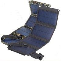 Portable Foldable Solar Panel - Black Or Camouflage!